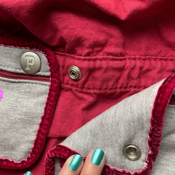 Victoria’s Secret Canvas Tote Red Super Nice - Picture 7 of 13